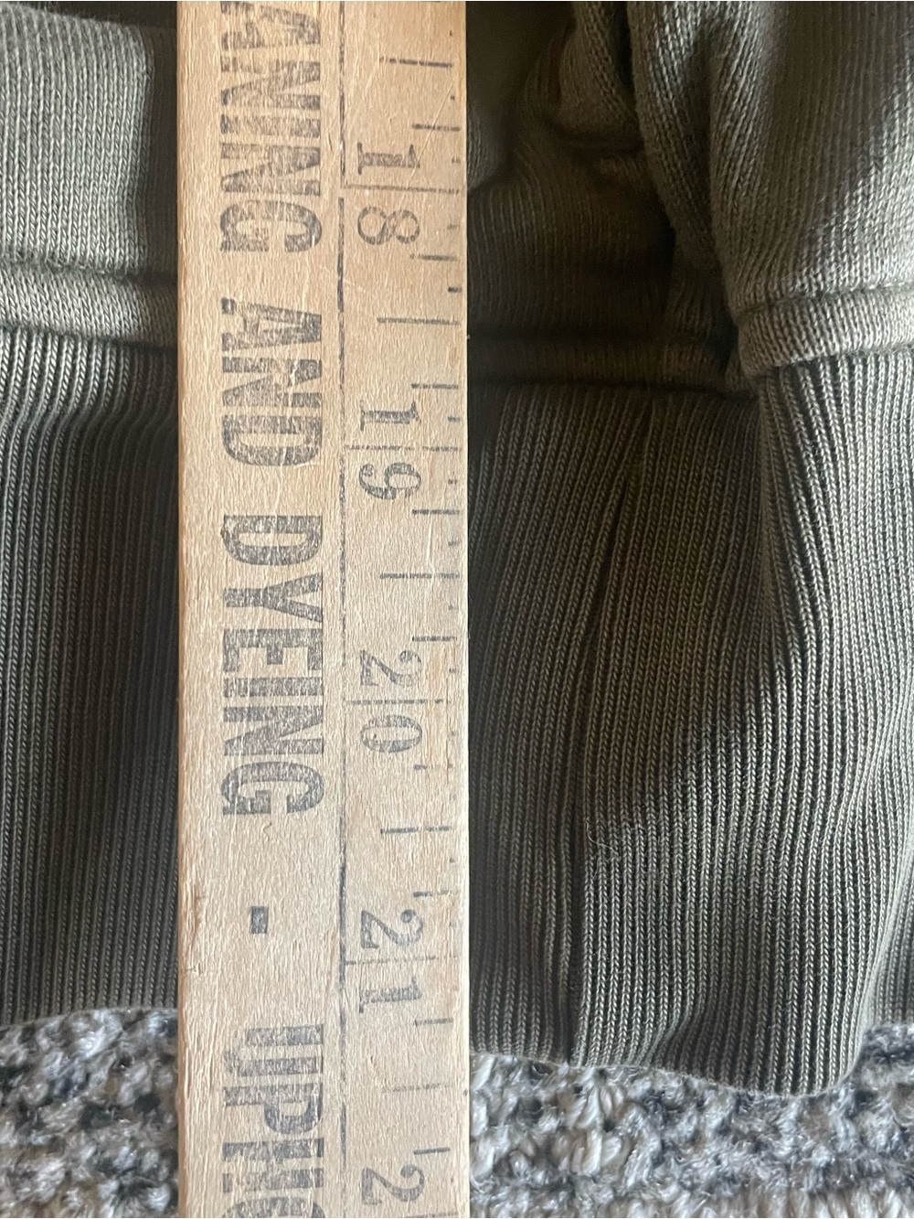 GAP Olive Green Lounge Set - Hoodie & Wide-Leg Pants - Picture 9 of 14